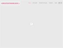 Tablet Screenshot of greatdatingblogs.com